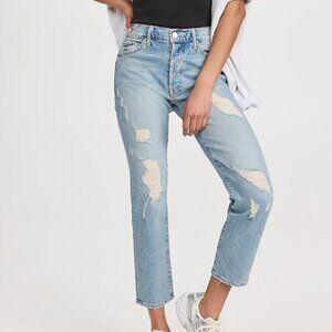 Mother Superior Jeans Trickster High-Rise Ankle Jeans An Icy Confession Size 26